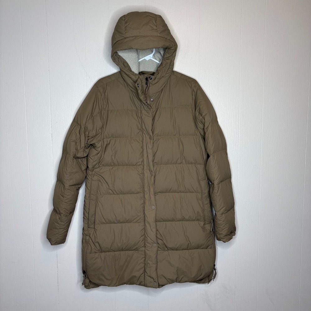 REI Co-op  Norseland Insulated Parka Coat 2.0 L Brown Down Puffer Hooded Outdoor